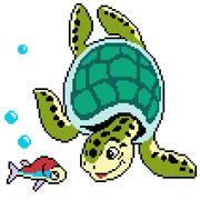 Набор для вышивания Нитекс 2438 «Морская черепаха» 22*25 см