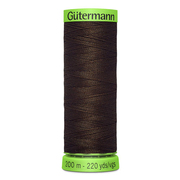 Нитки п/э Гутерман GUTERMAN Extra Fine №150  200 м для деликатных тканей 744581 №406 т.коричневый