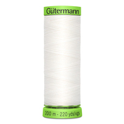 Нитки п/э Гутерман GUTERMAN Extra Fine №150  200 м для деликатных тканей 744581 №800 белый