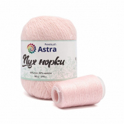Пряжа Пух норки Astra Premium( Mink yarn), 50 г / 350 м, 037 пудровый