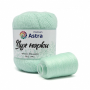 Пряжа Пух норки Astra Premium( Mink yarn), 50 г / 350 м, 041 св.мята
