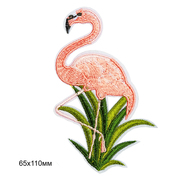 Термоаппликация TBY.S26 «Розовый фламинго» 6,5*11 см