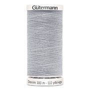 Нитки п/э Гутерман GUTERMAN DENIM №50  100 м для джинсовой ткани 700160 (7726582) 9625 серый
