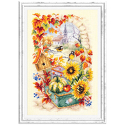 Набор для вышивания Чудесная Игла  №110-950 «Яркая осень» 17*27 см