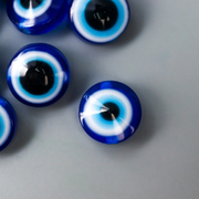 Набор бусин для творчества 10 мм 7136562 «Глаз от сглаза» уп 20 шт синий