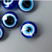 Набор бусин для творчества 10 мм 7136566 «Глаз от сглаза» уп 20 шт голубой