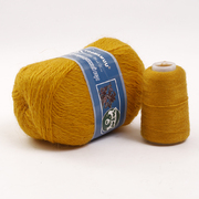 Пряжа Пух норки ( Mink yarn Coomamuu), 50 г / 350 836 горчичный