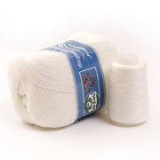 Пряжа Пух норки ( Mink yarn Coomamuu), 50 г / 350 801 белый