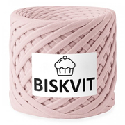 Пряжа Бисквит (Biskvit) (ленточная пряжа) клубничное суфле (ЛК)