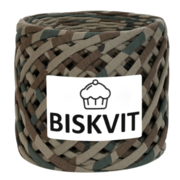 Пряжа Бисквит (Biskvit) (ленточная пряжа) милитари 2