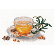 Набор для вышивания Овен №1454 «Облепиховый чай» 13*24 см