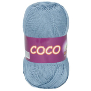 Пряжа Коко Вита (Coco Vita Cotton), 50 г / 240 м, 4337 дымчато-голубой
