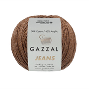 Пряжа Джинс-GZ (Gazzal, Jeans-GZ), 50 г / 170 м, 1144 песочный