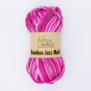 Пряжа Бамбо Джаз Мульти (Bamboo Jazz Mu Fibra natura ), 50 г / 120 м, 308 св.розовый/розовый