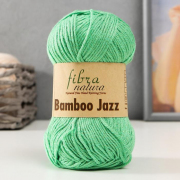 Пряжа Бамбо Джаз (Bamboo Jazz Fibra natura ), 50 г/ 120 м 209 св.зеленый