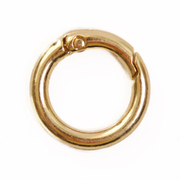 Карабин сумочный кольцо 20 мм золото Р