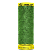 Нитки п/э Гутерман GUTERMAN DECO STITCH №70  70 м для декоративных швов 702160 396 ярко зеленый