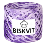 Пряжа Бисквит (Biskvit) (ленточная пряжа) лиловое саше