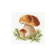 Набор для вышивания Алиса 0-144 «Белые грибы» 10*10 см