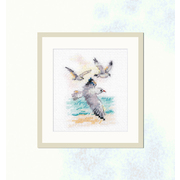 Набор для вышивания Алиса 0-221 «Ветер с моря. Чайки» 6*9 см