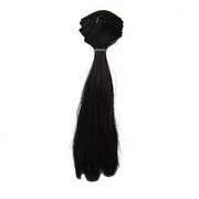 Волосы для кукол (трессы) Элит В-100 см L-17 см 26403 черный 001 554548
