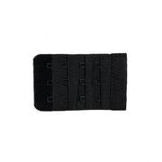 Застежка для бюстгальтера HP 853101 3 крючка 50 мм черный