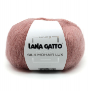 Пряжа Силк Мохер Люкс (Silk Mohair Lux Lana Gatto),25 г / 210 м 14393 пыльная роза