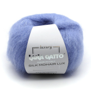 Пряжа Силк Мохер Люкс (Silk Mohair Lux Lana Gatto),25 г / 210 м 8480 голубой