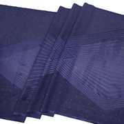 Ткань бельевая эластичная  40.5 см №SU -137 т.синий (уп.10 м)