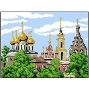 Набор для вышивания Гелиос И-03 Церкви Кремля 20*25 см