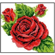 Набор для вышивания Гелиос № 91 «Розы» 18*20 см