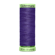 Нитки п/э Гутерман GUTERMAN TOP STITCH №30  30 м для отстрочки 744506 (132013) фиолетовый джинс 086