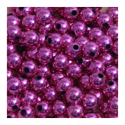 Бусины пластм. 12 мм  перламутр (уп. 10 г) 19 фиолетовый