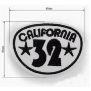 Термоаппликация LA159 «California 32» 6*8 см