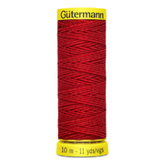 Нитки п/э Гутерман GUTERMAN Elastic 10 м для сборок и рюшей 744557 (425007) 2063 т.красный