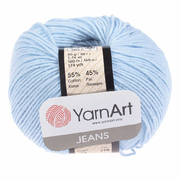 Пряжа Джинс (YarnArt Jeans), 50 г / 160 м, 75 голубой