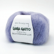 Пряжа Силк Мохер Люкс (Silk Mohair Lux Lana Gatto),25 г / 210 м 8397 св.синий