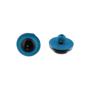 Глаза пришивные CRP-12 кристальные 12 мм (уп. 12 пар) голубой