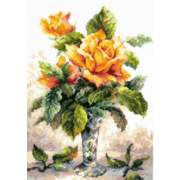 Набор для вышивания Чудесная Игла №40-79 «Жёлтые розы» 20*27 см