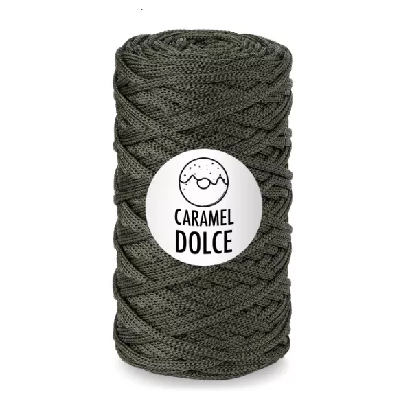 Карамель Dolce шнур для вязания 4 мм 100 м/ 200 гр шалфей