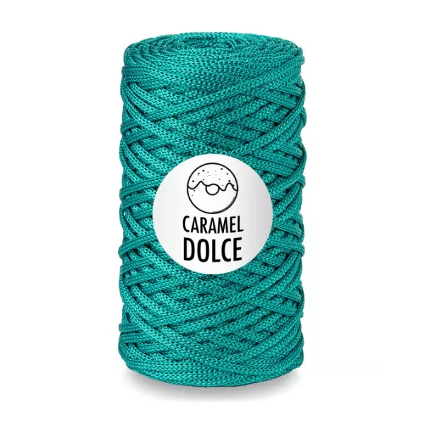 Карамель Dolce шнур для вязания 4 мм 100 м/ 200 гр виридиан