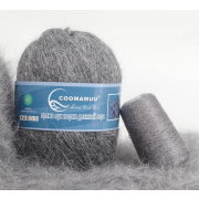 Пряжа Пух норки ( Mink yarn Coomamuu), 50 г / 350 803 серый