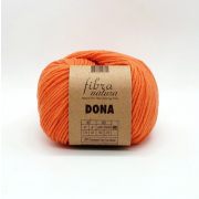 Пряжа Дона (Dona Fibra natura ), 50 г / 115 м 106-04 оранжевый