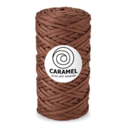 Карамель шнур для вязания 5 мм 75 м/ 200 гр шоколад