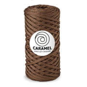 Карамель шнур для вязания 5 мм 75 м/ 200 гр шоколадный мусс