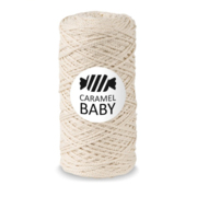 Карамель Baby шнур для вязания 2 мм 200 м/ 150 гр Ваниль