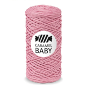Карамель Baby шнур для вязания 2 мм 200 м/ 150 гр Пыльная роза