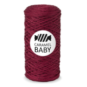 Карамель Baby шнур для вязания 2 мм 200 м/ 150 гр Бордо