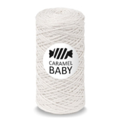 Карамель Baby шнур для вязания 2 мм 200 м/ 150 гр Сливки
