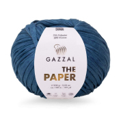 Пряжа Зе Пэйпэ (The Paper,Gazzal), 100 г / 100 м., 3965 синий